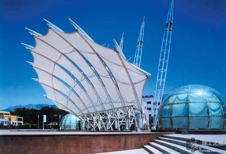 澳门车棚膜结构网架