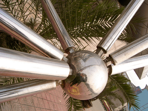 澳门不锈钢螺栓球网架